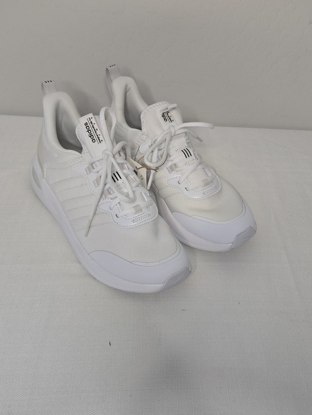adidas Puremotion Super White Lace-Up Running Shoes